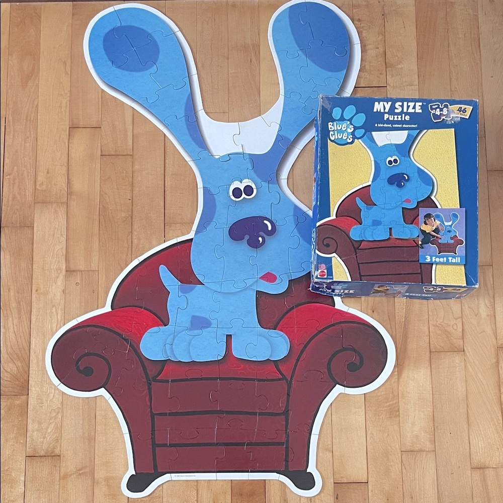 Vintage 1998 Blue's Clues My Size Puzzle
